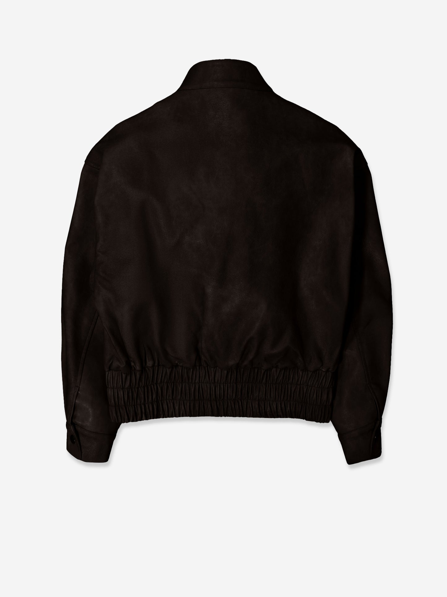 Brown Faux Leather Jacket - Estel