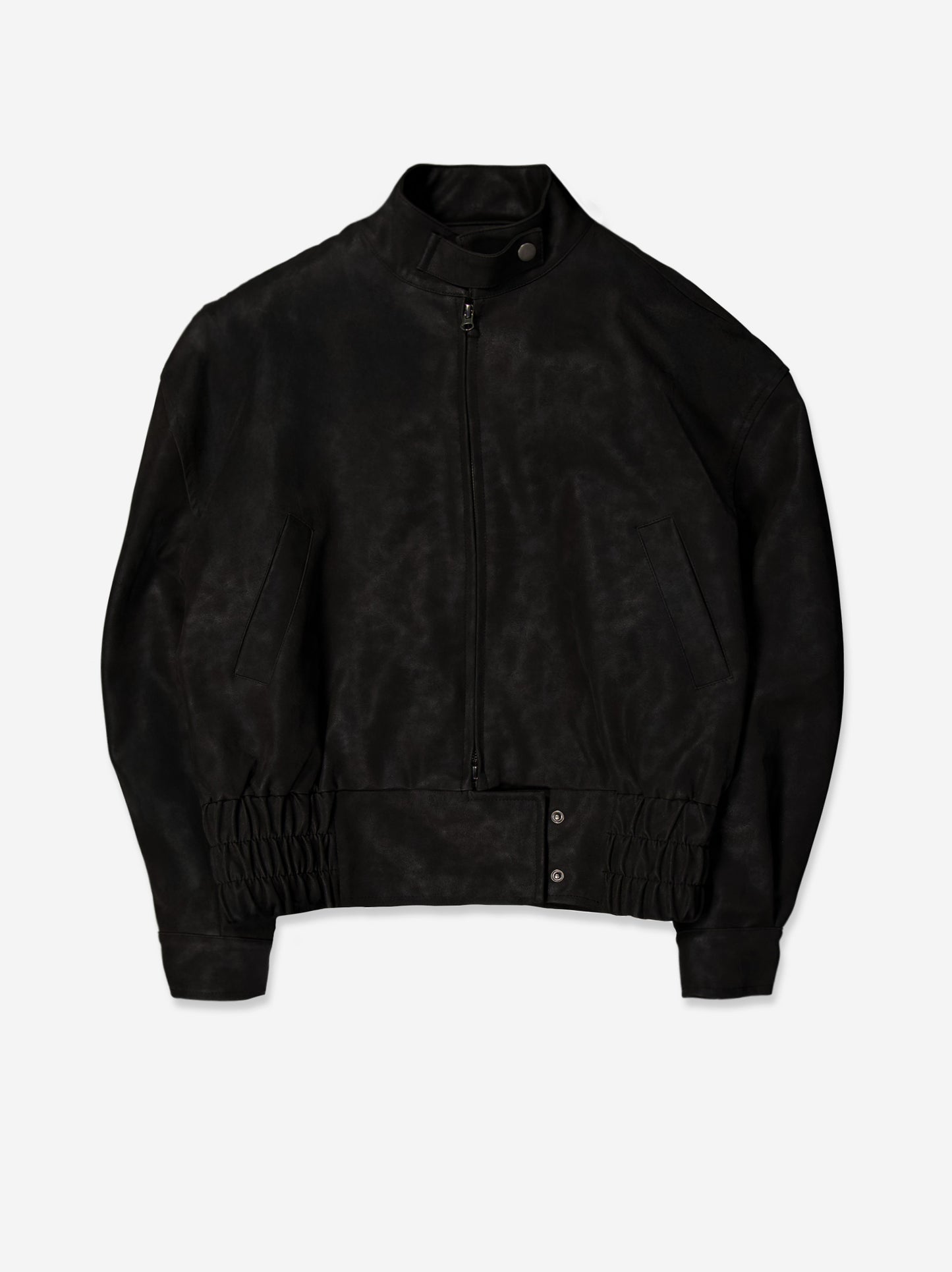 Black Leather-Effect Jacket - Estel