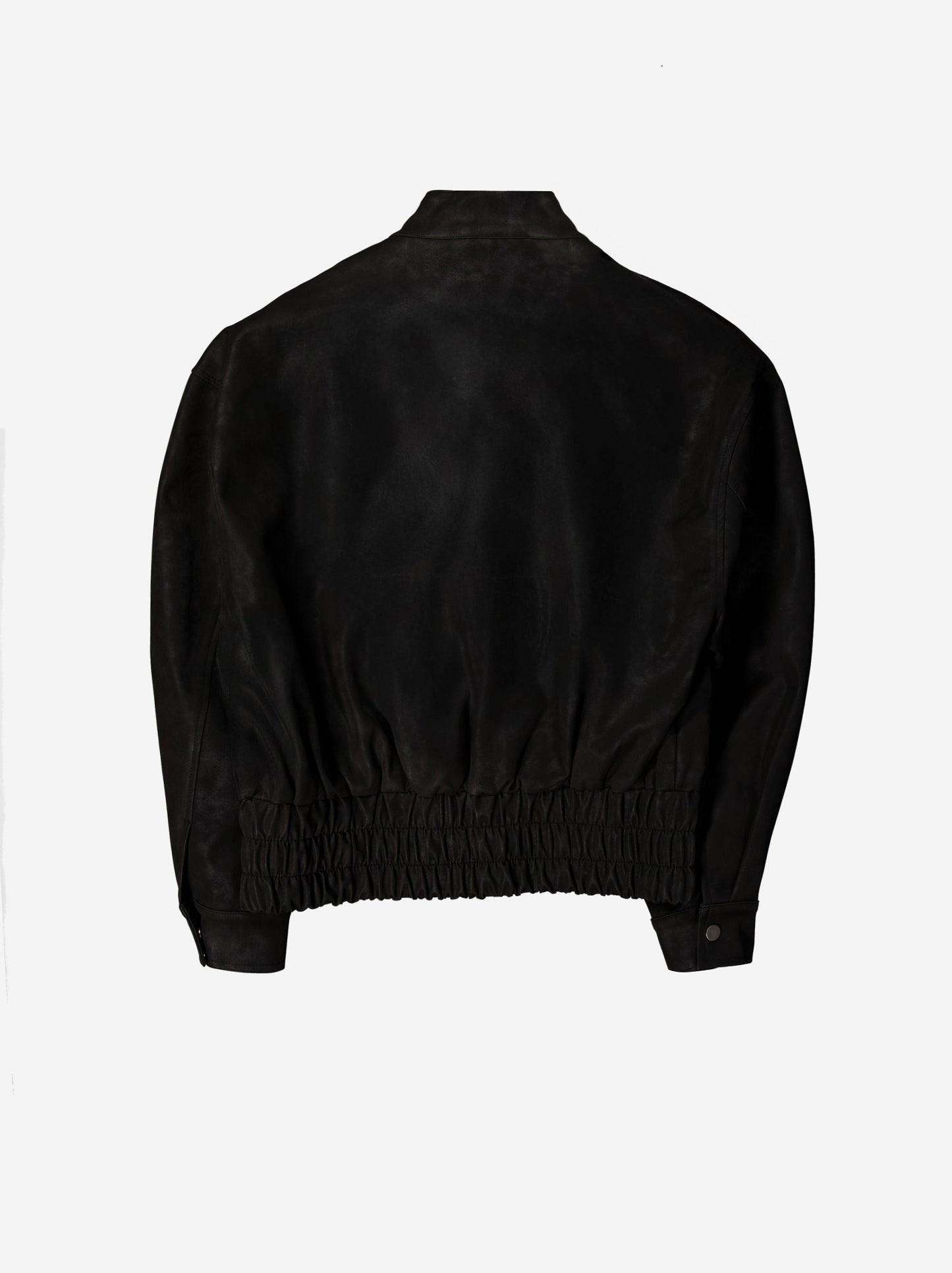 Black Leather-Effect Jacket - Estel