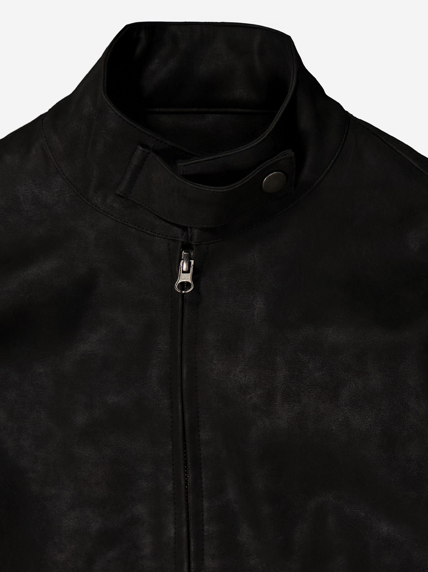 Cazadora Efecto Piel Negra - Estel