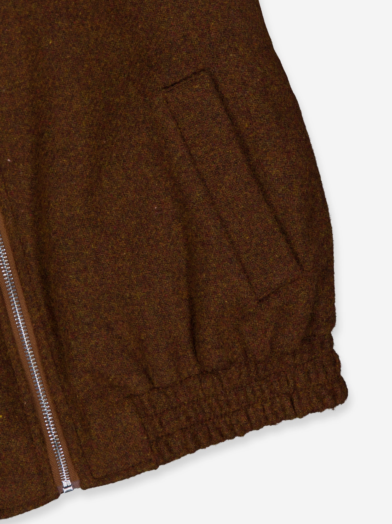 Textured bomber jacket - Ivory