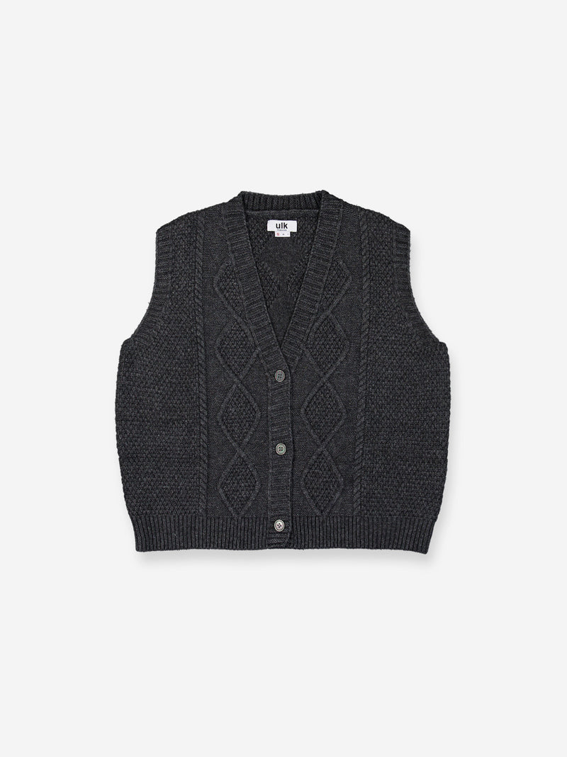 Chaleco de punto trenzado - Brooke