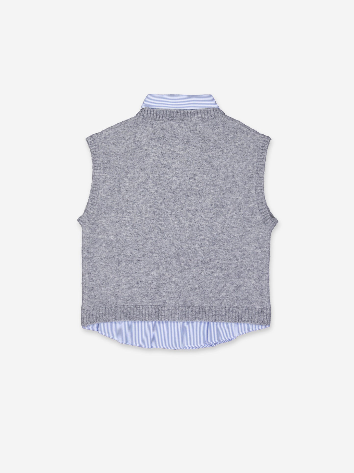 Chaleco punto con camisa - ULK Joile