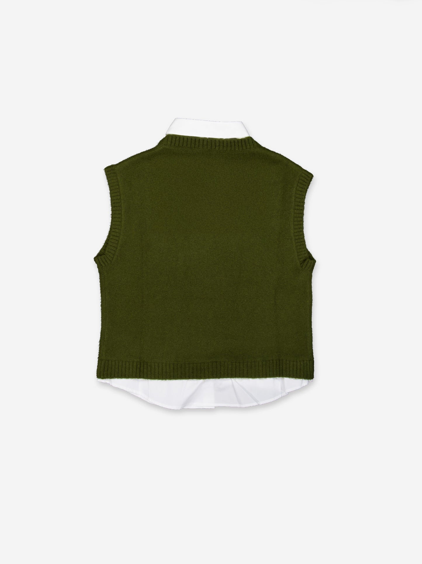 Chaleco punto con camisa - ULK Joile