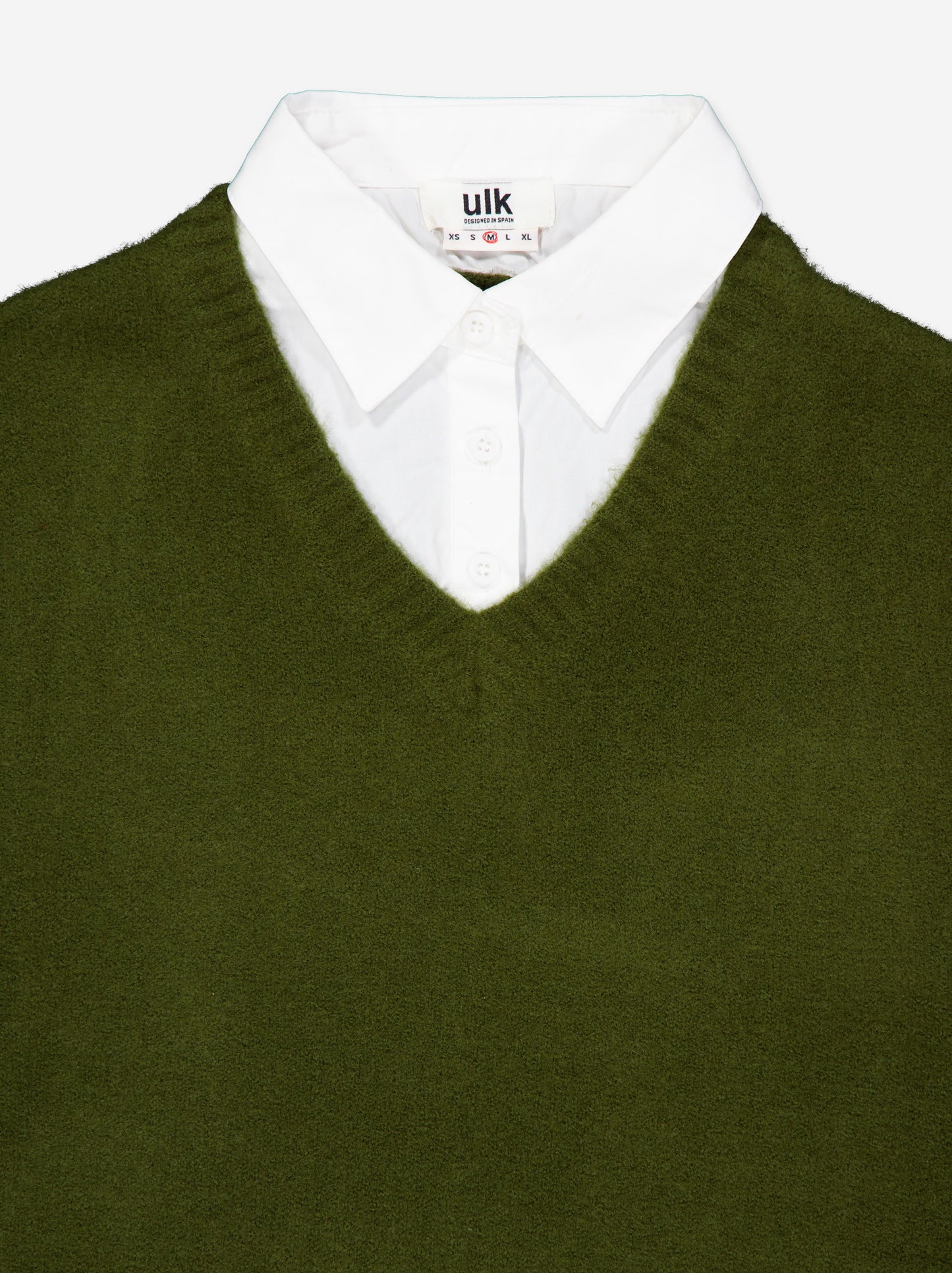 Chaleco punto con camisa - ULK Joile