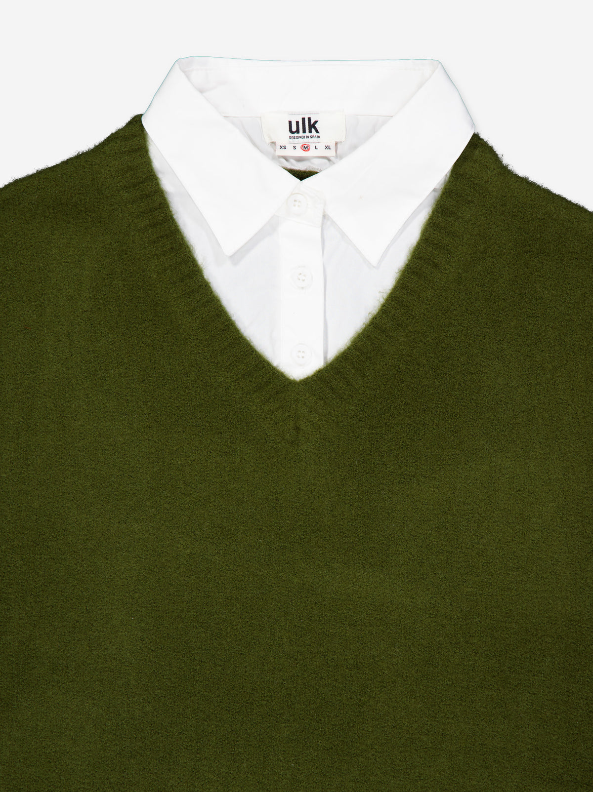 Chaleco punto con camisa - ULK Joile