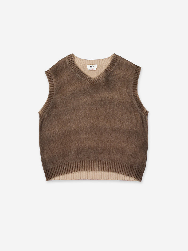 Tye dye knit vest - ULK Delta
