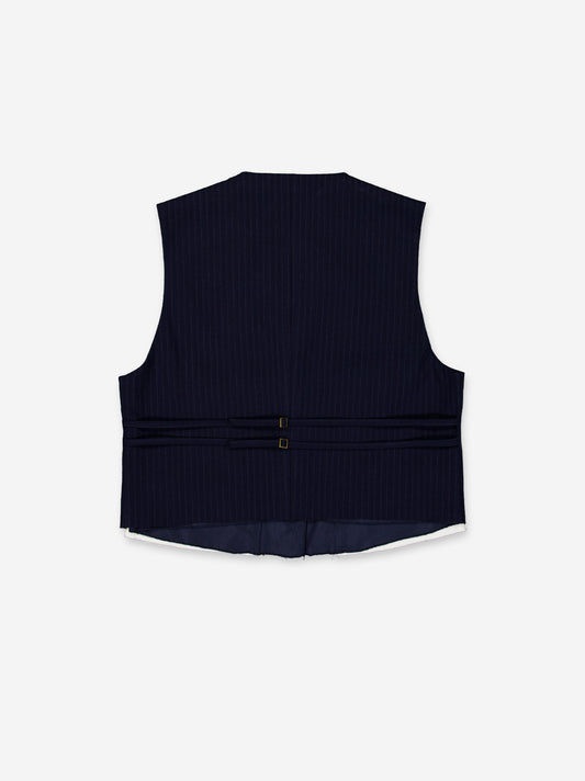 Pinstripe Vest - ULK Olivia