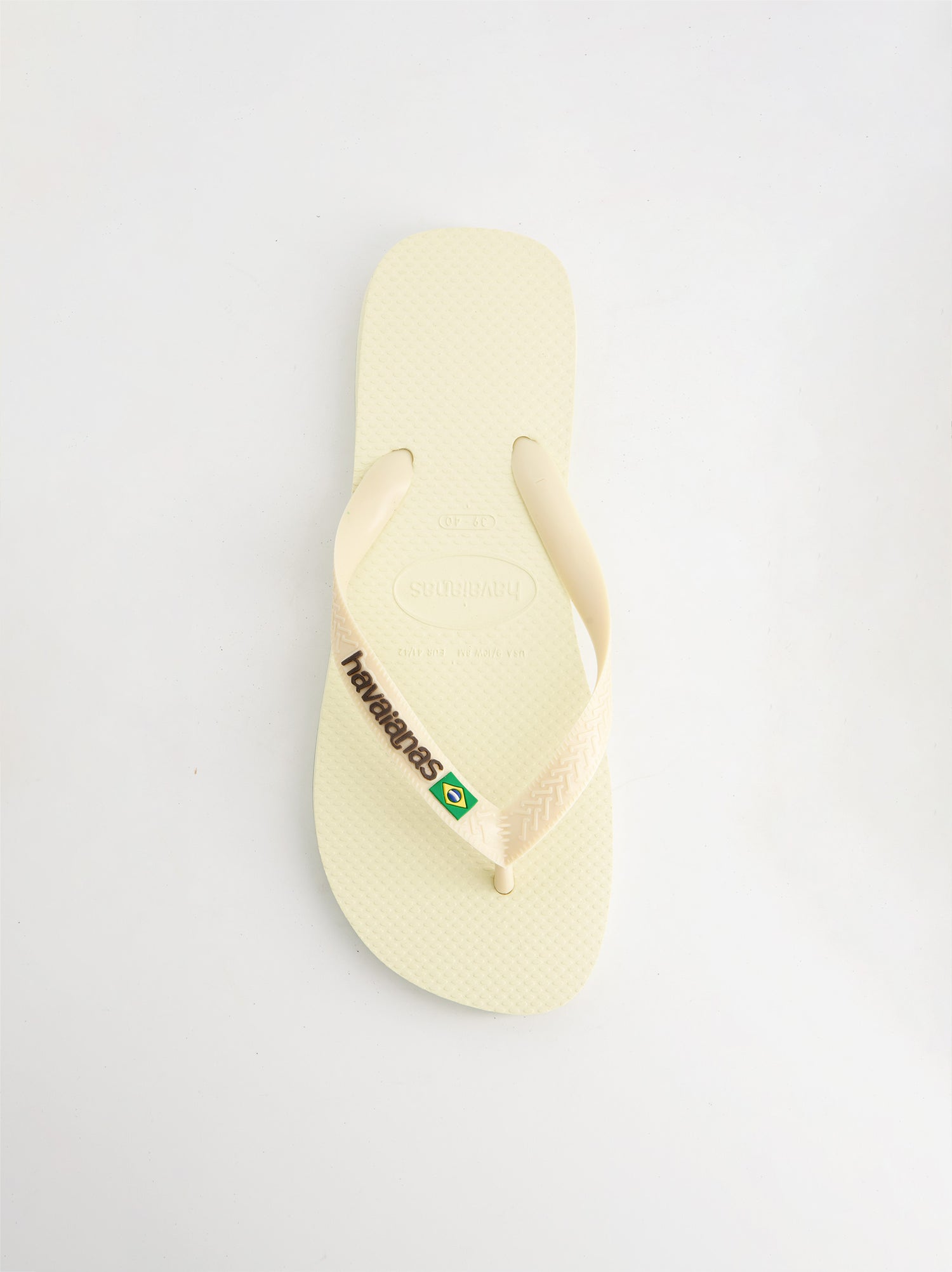 Chanclas Havaianas Brasil Logo Buttercream