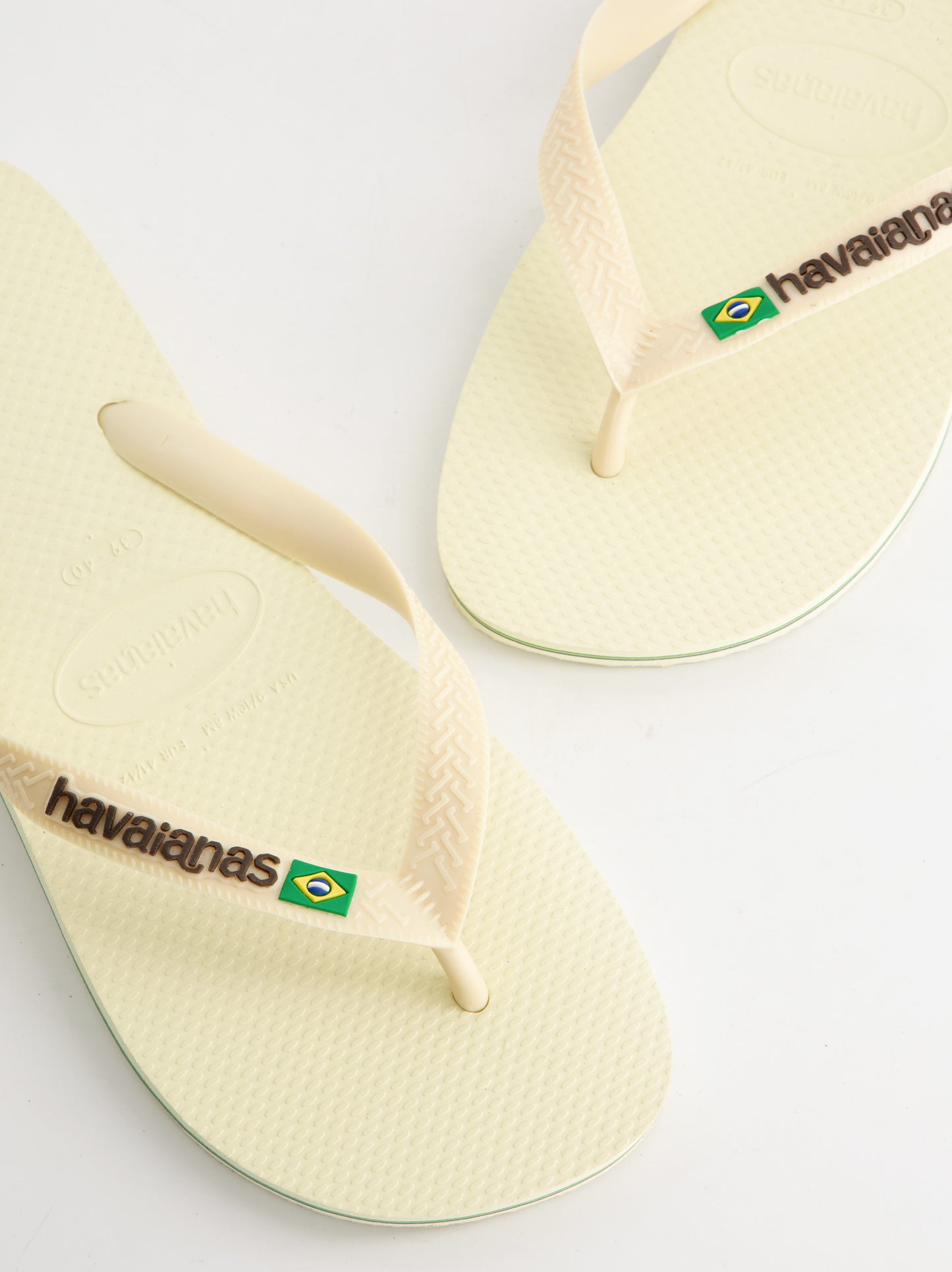 Chanclas Havaianas Brasil Logo Buttercream