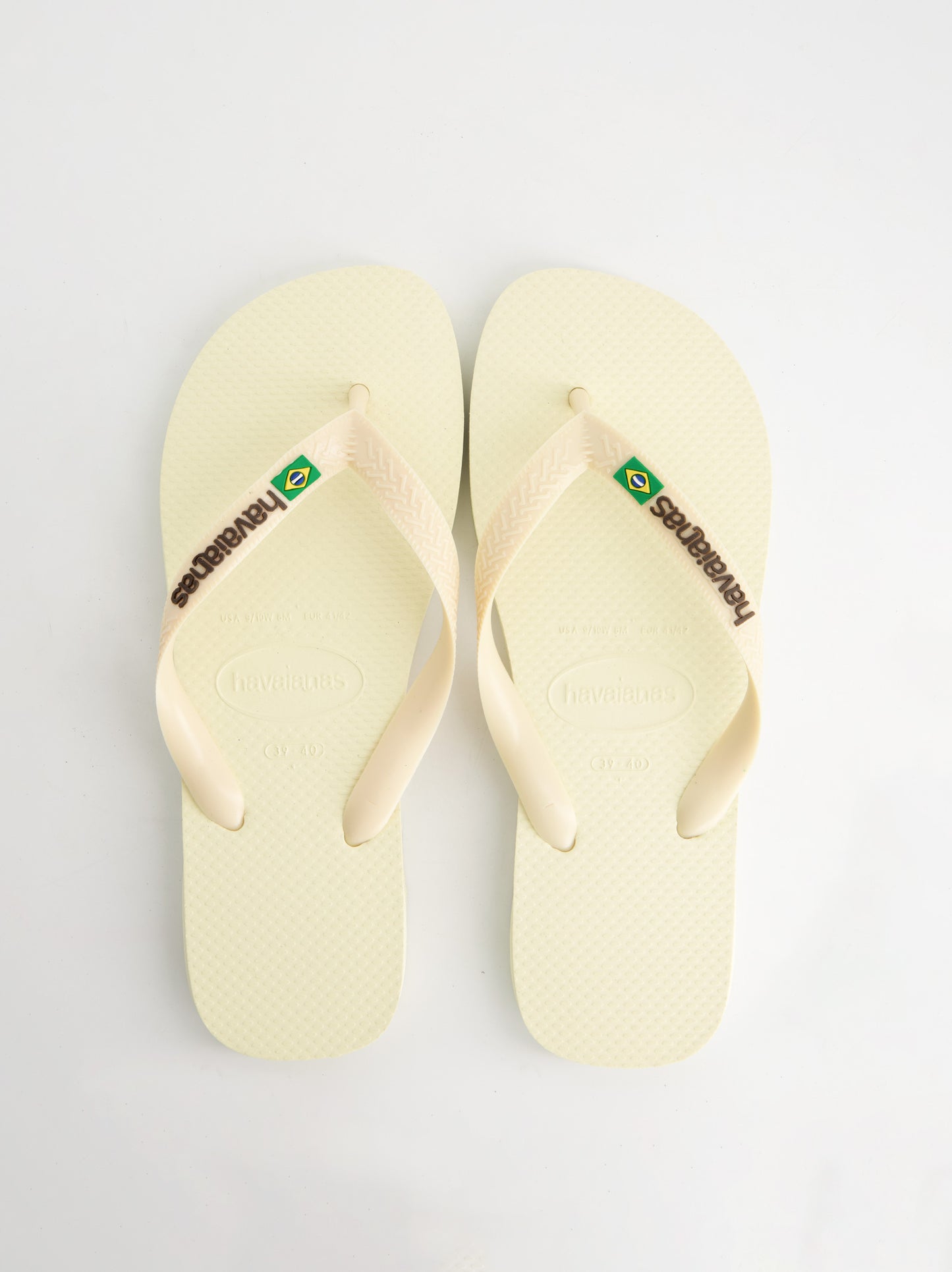 Chanclas Havaianas Brasil Logo Buttercream
