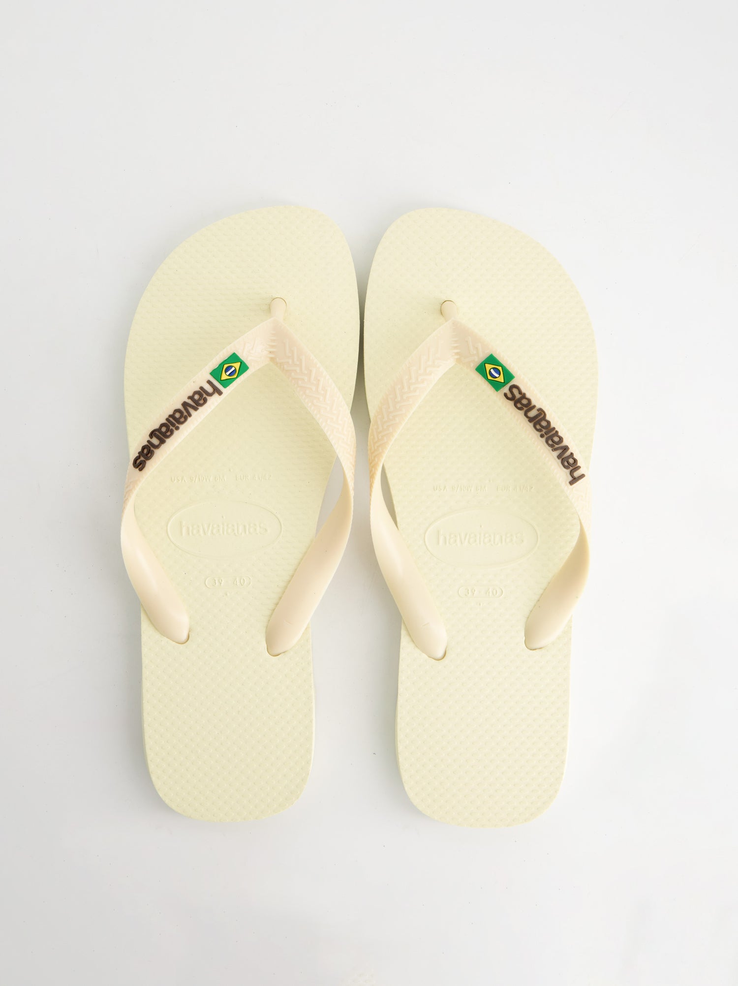 Chanclas Havaianas Brasil Logo Buttercream