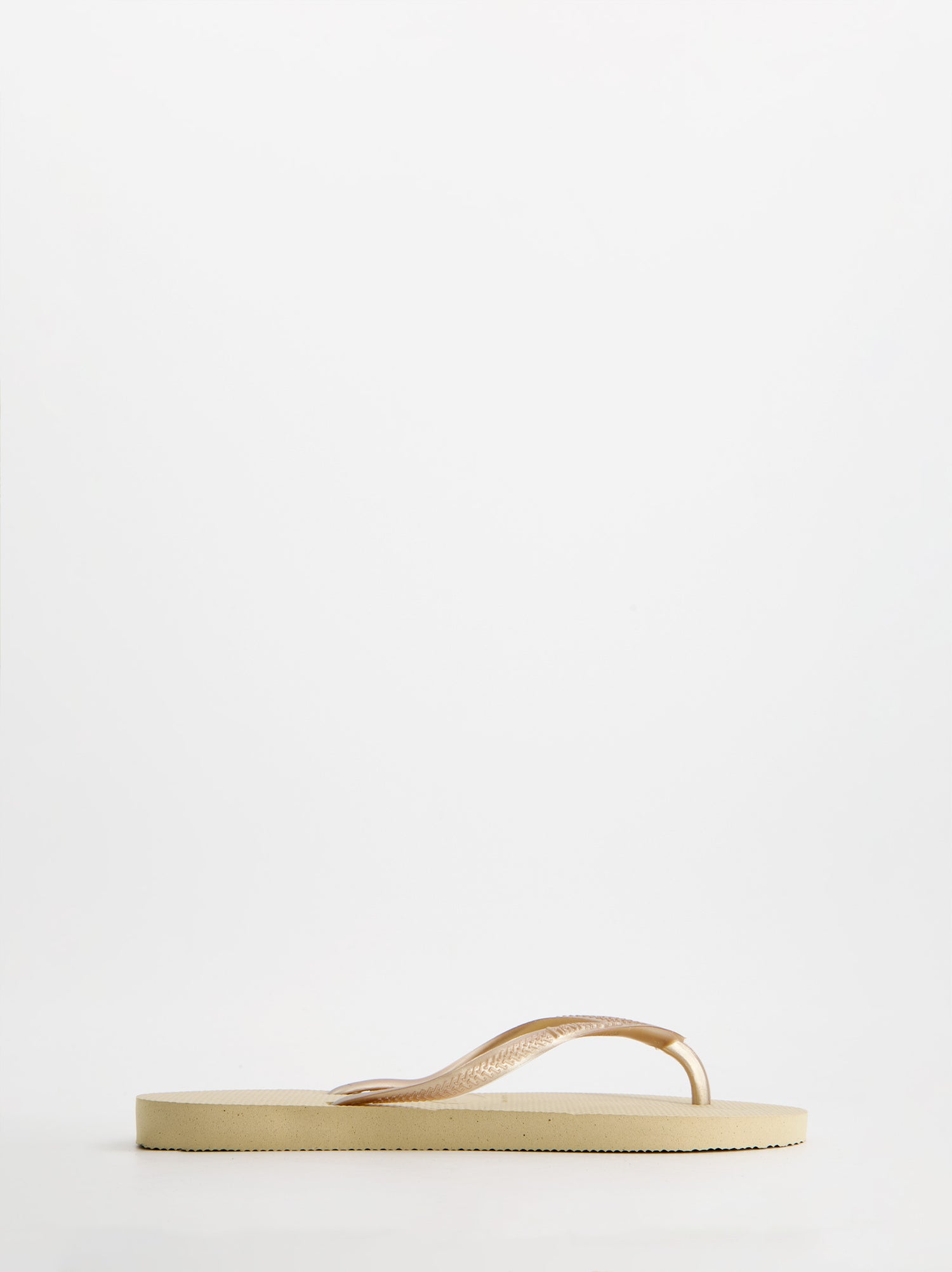 Chanclas Havaianas Slim Logo Beige