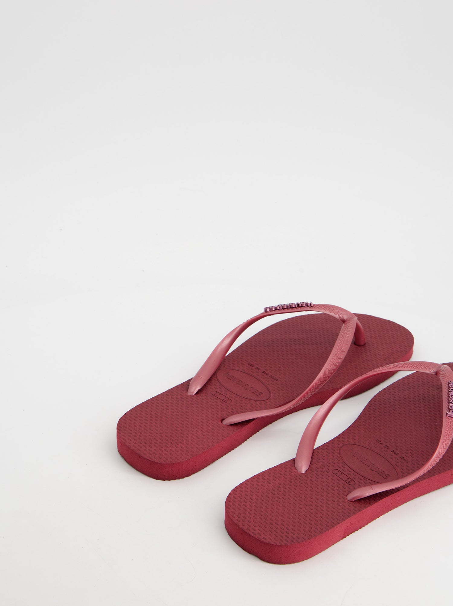 Chanclas Havaianas Slim Logo Granate