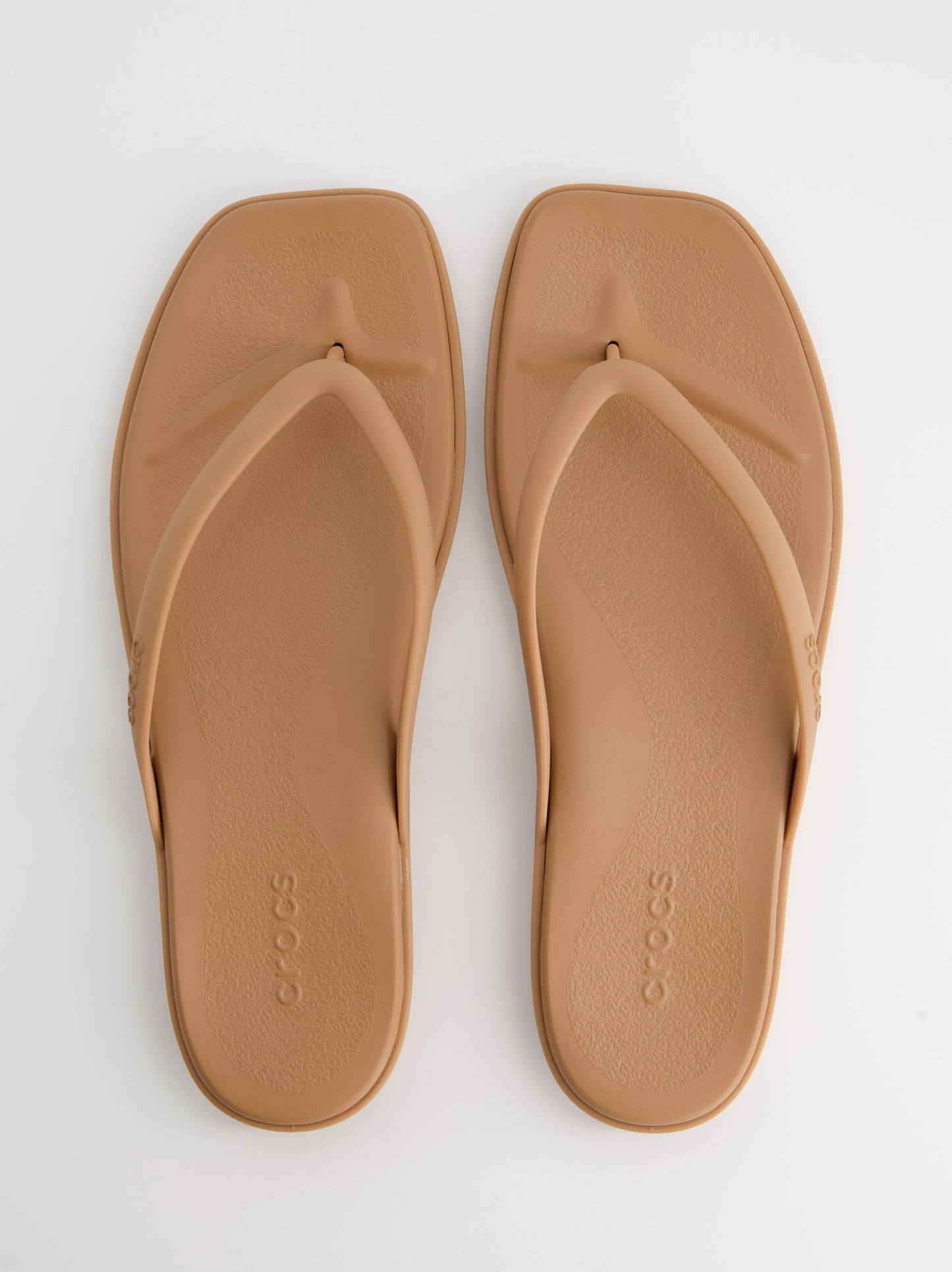 Chanclas de goma y punta cuadrada - Crocs Miami Flip