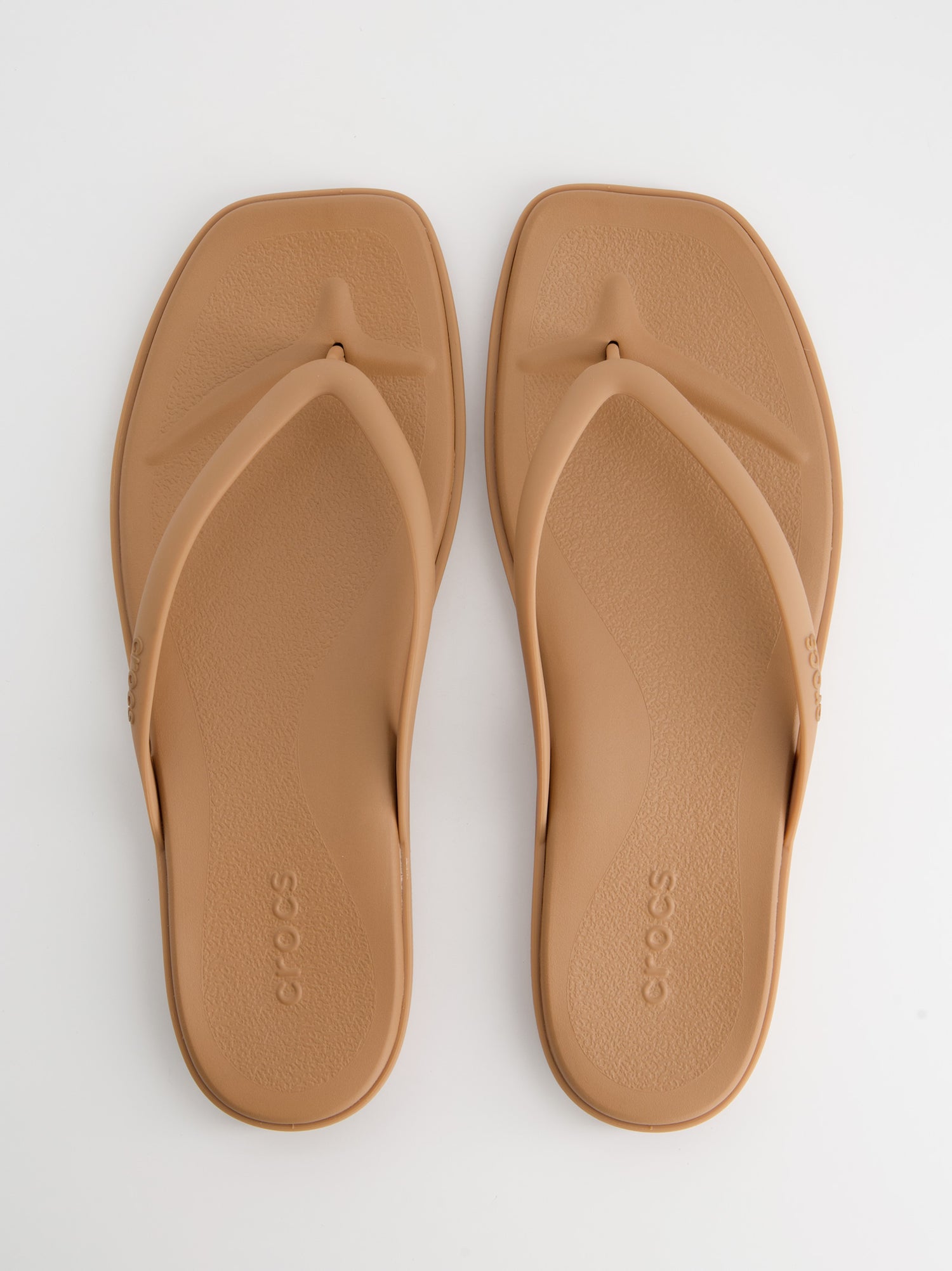 Chanclas de goma y punta cuadrada - Crocs Miami Flip