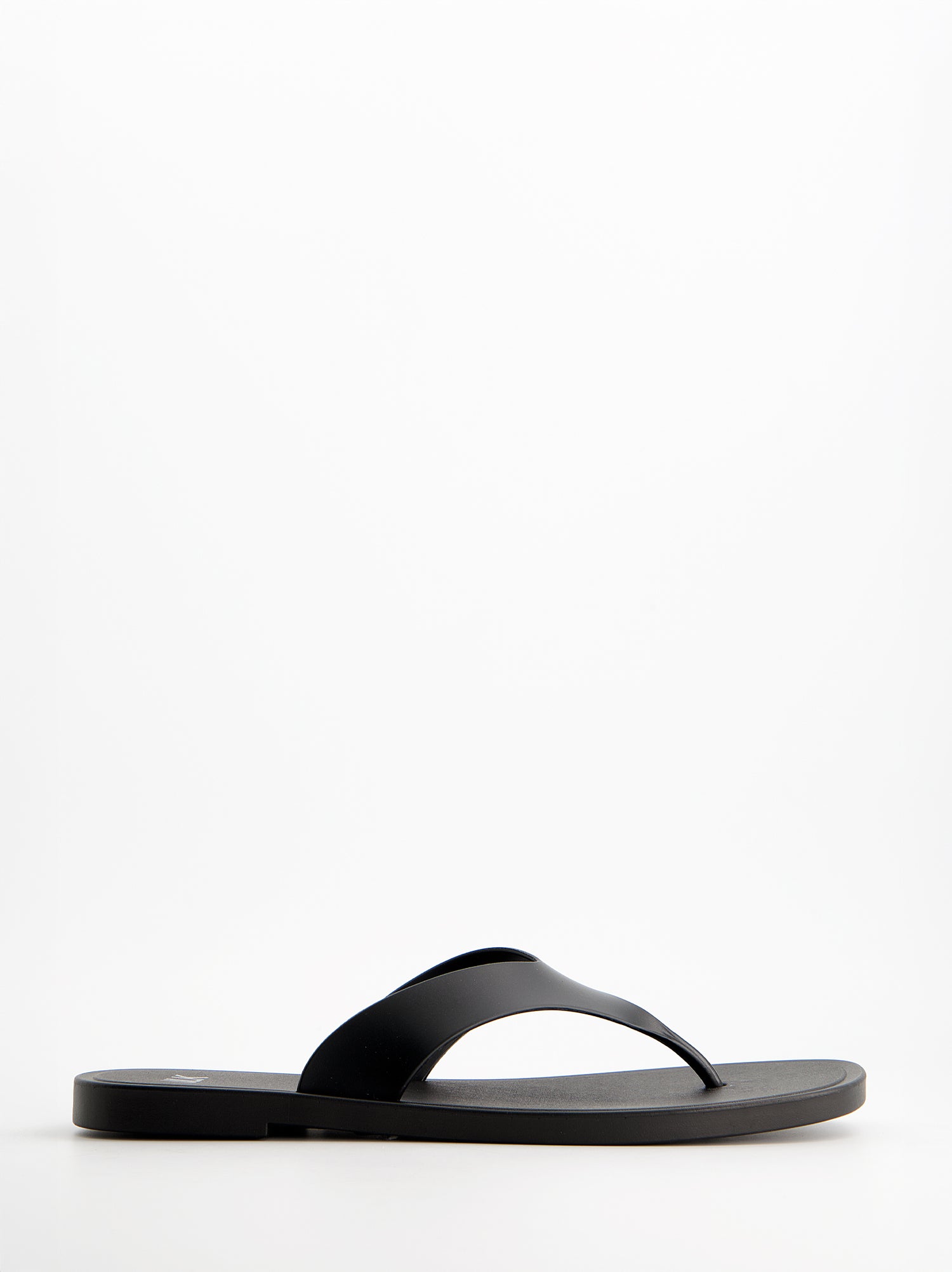 Chanclas negras de dedo efecto mate - Strik