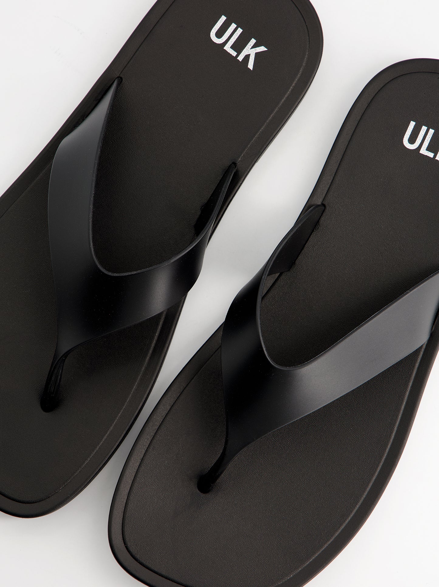 Chanclas negras de dedo efecto mate - Strik