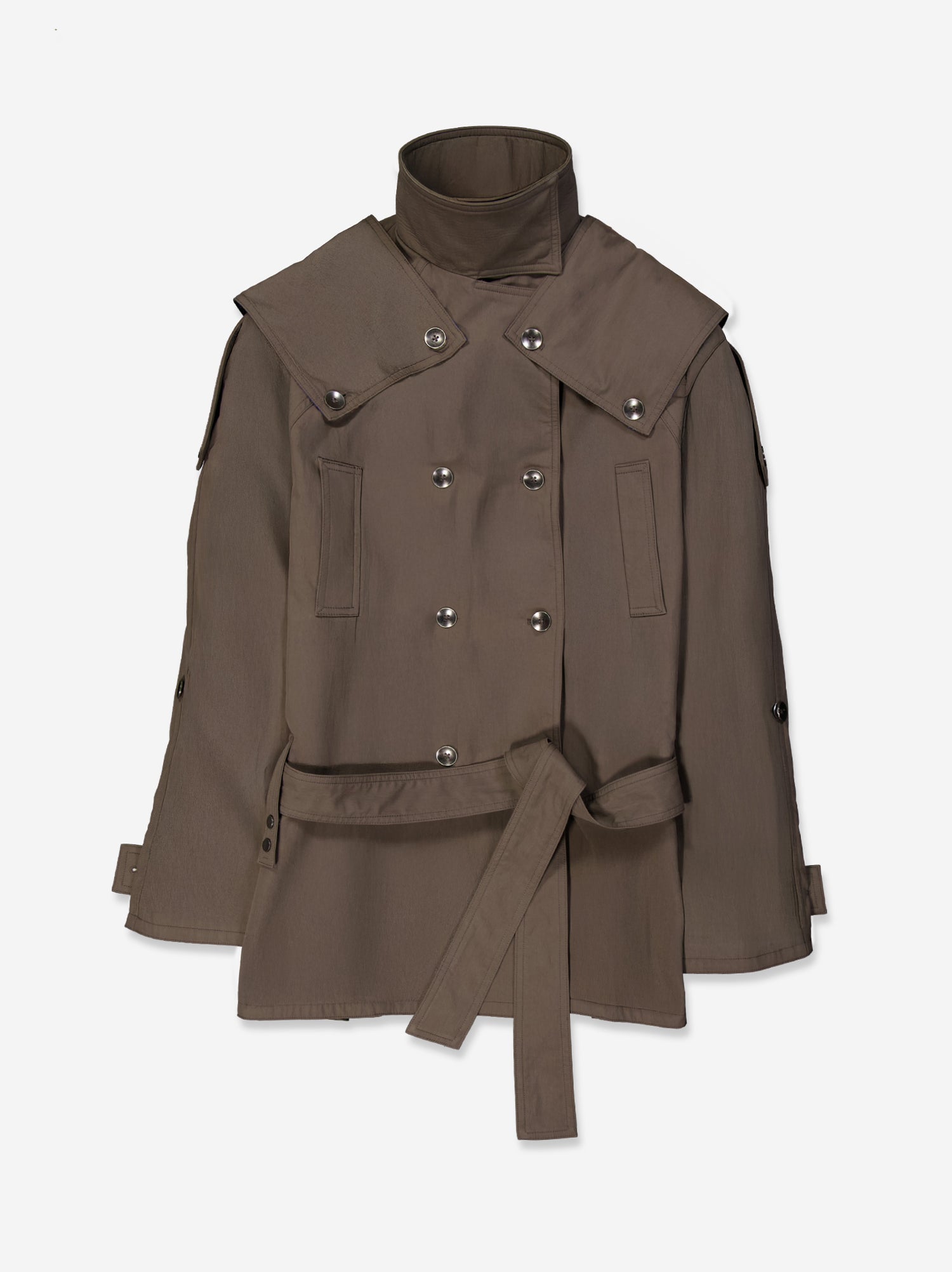 Chaqueta Trench Con Cuello Desmontable - Welli