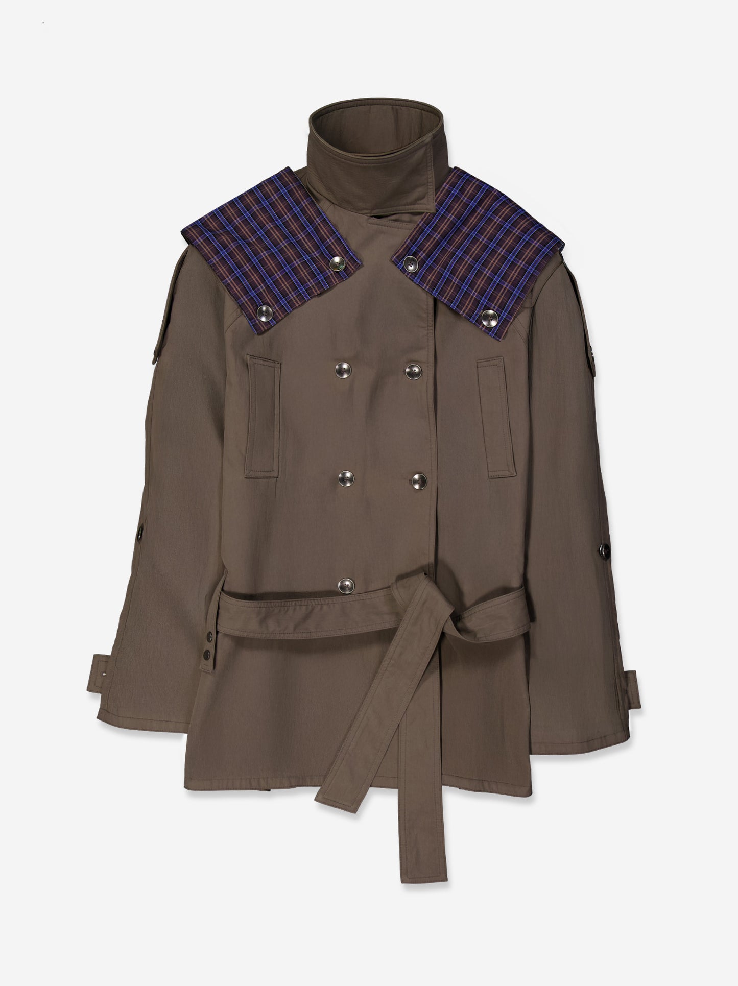 Chaqueta Trench Con Cuello Desmontable - Welli