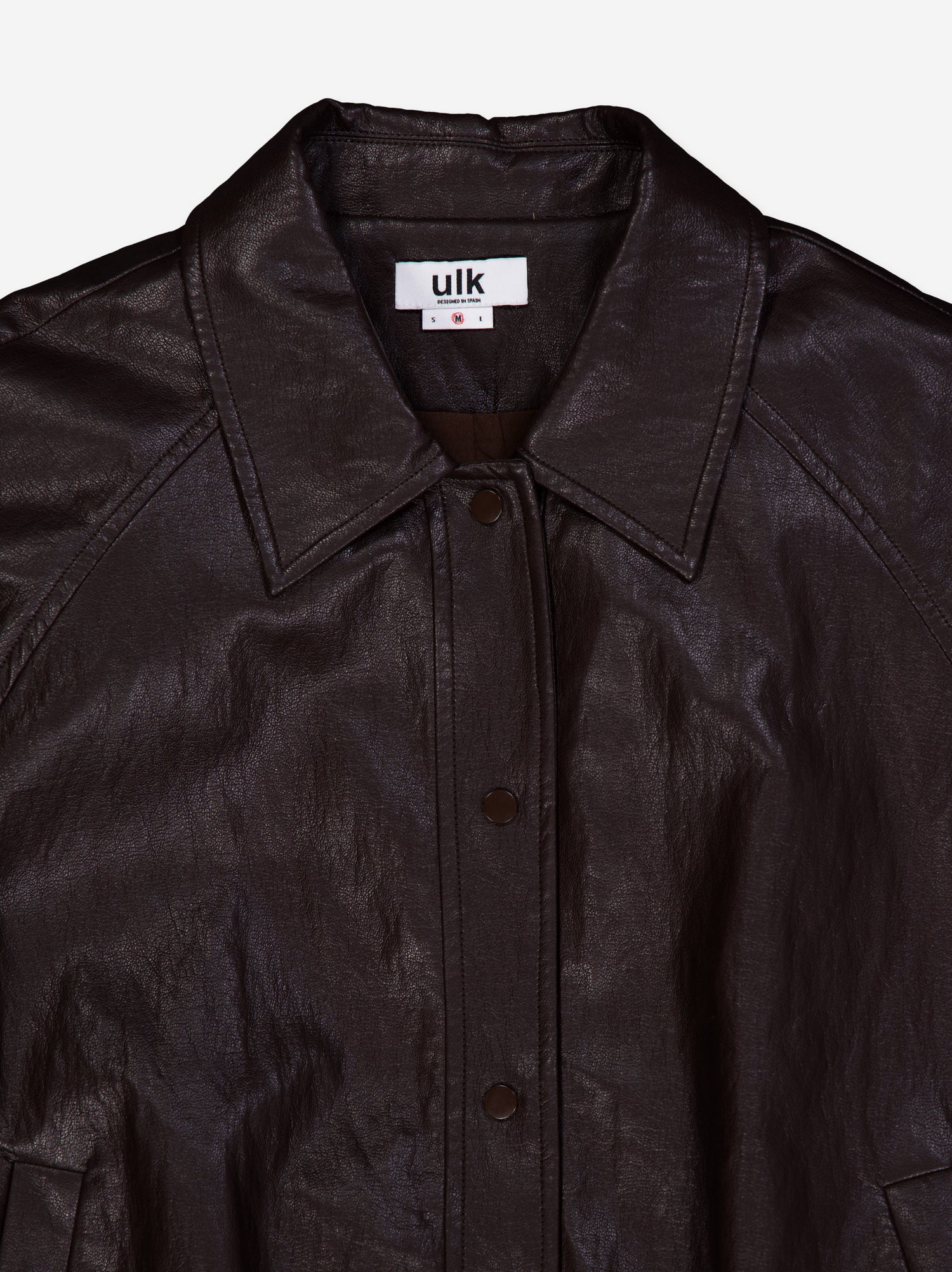 Chaqueta bomber efecto piel - ULK Cleo