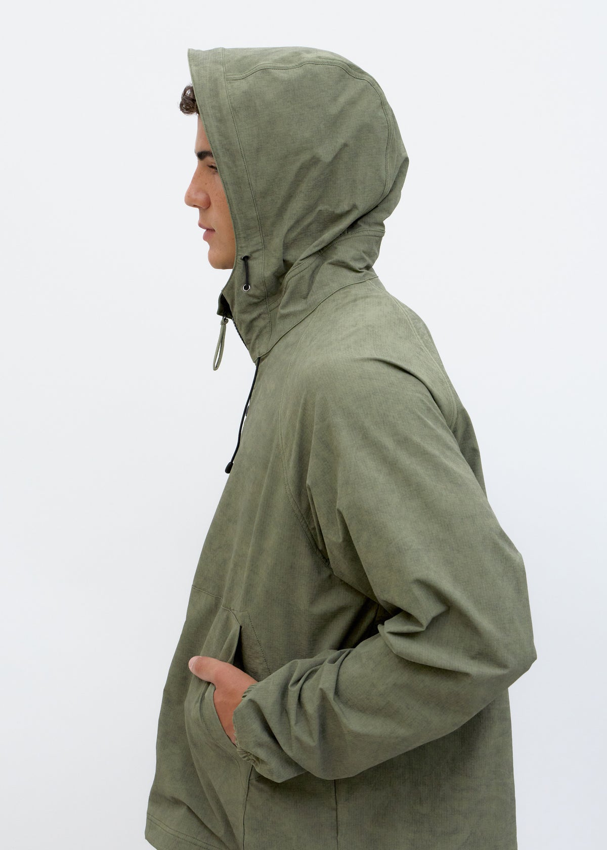 Chaqueta ligera textura verde - Wave