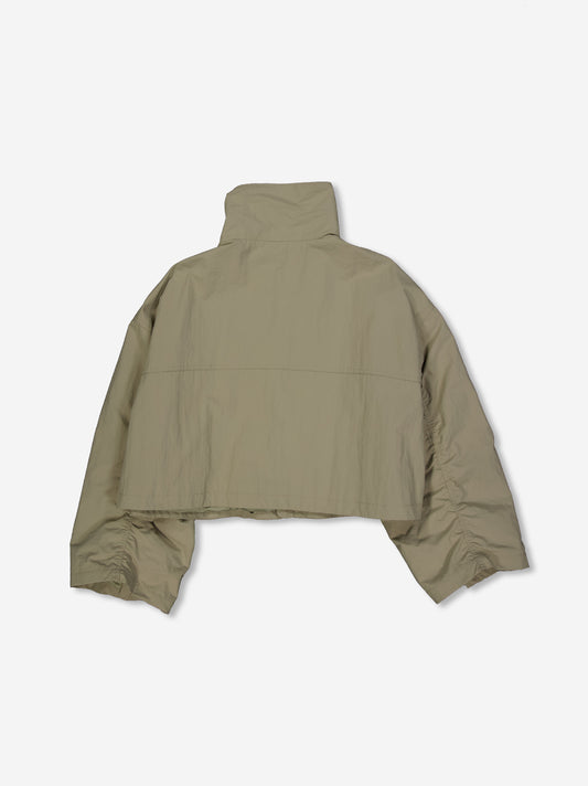 Chaqueta técnica de cuello alto con mangas fruncidas - Gemms