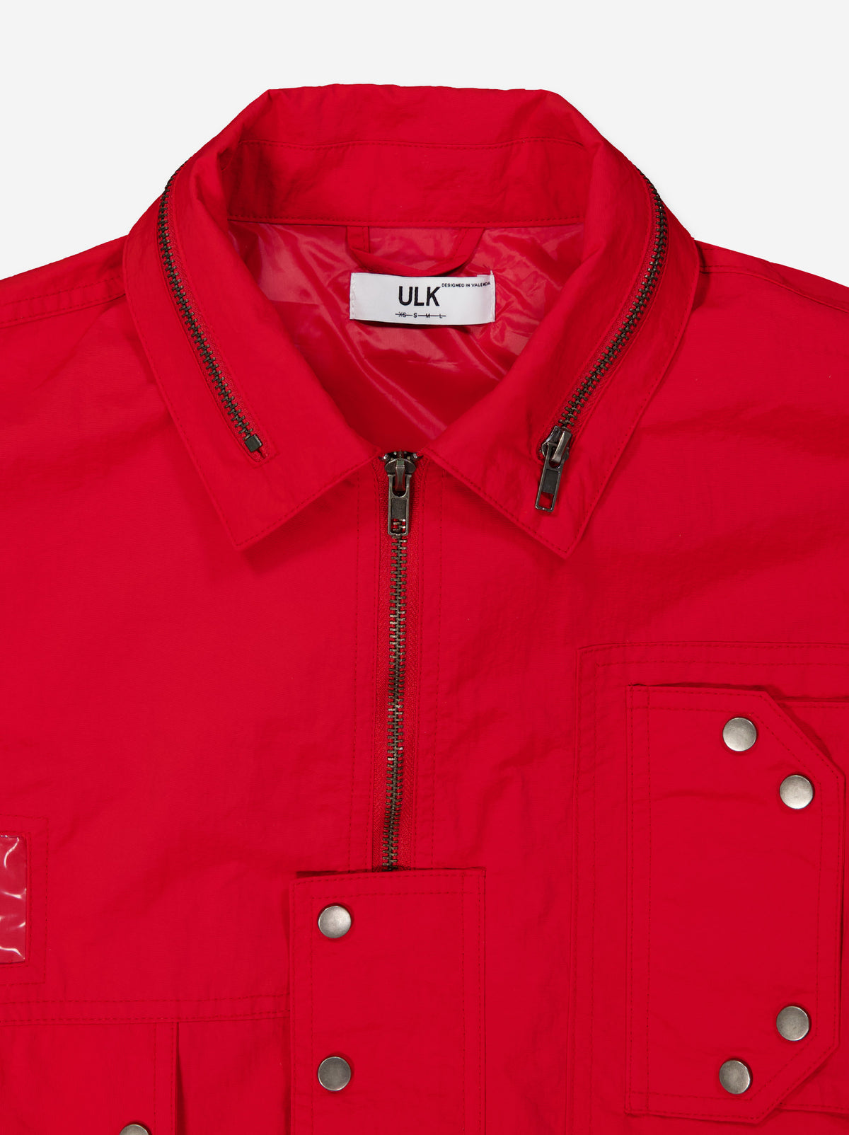 Red utility jacket - Bessete