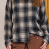 Boxy fit plaid shirt - Numi