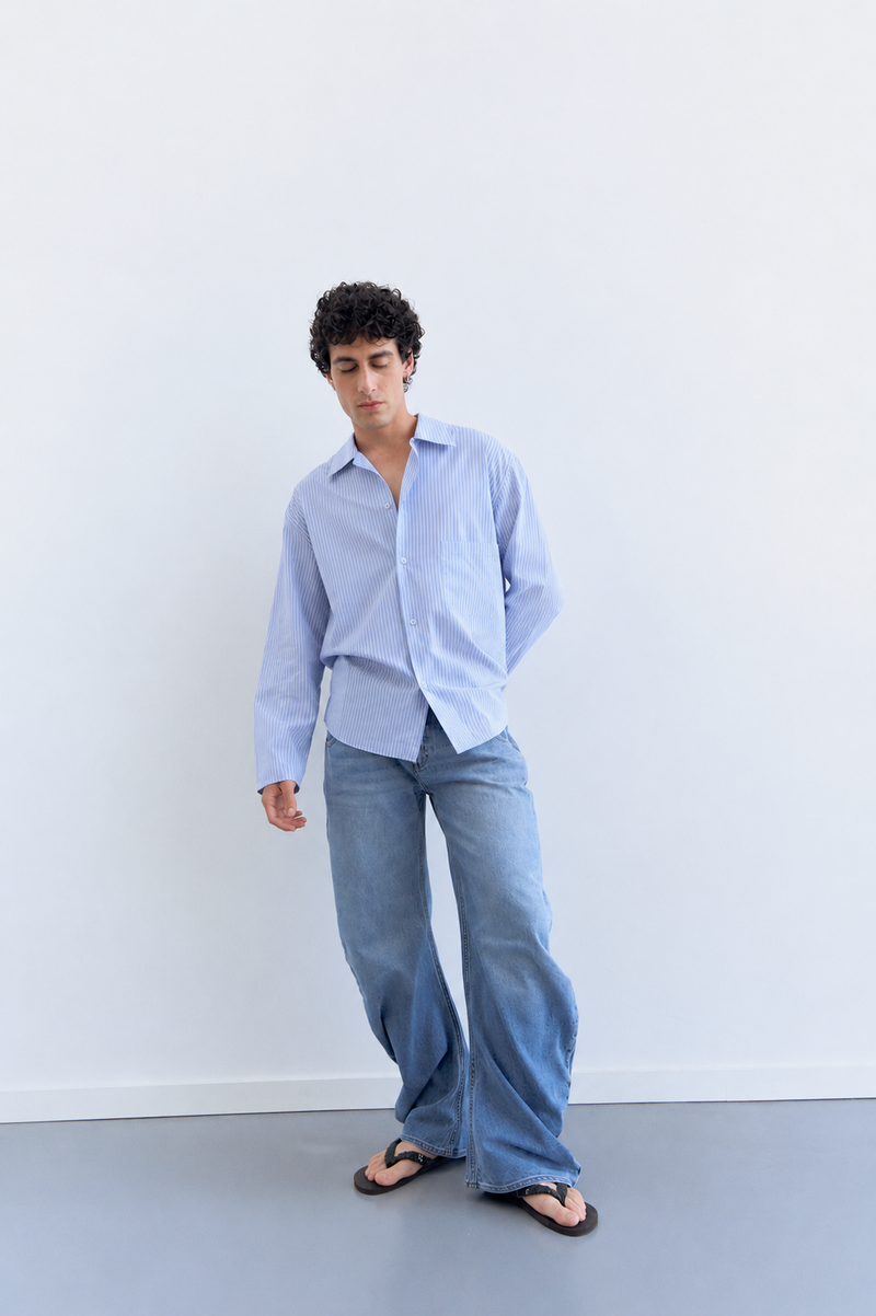 Camisa Oxford de rayas - Tartan