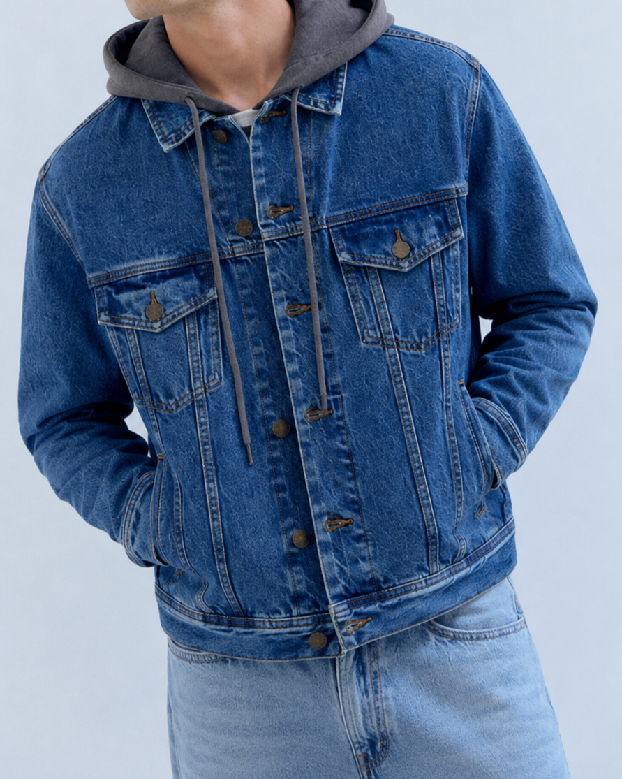 Chaqueta vaquera con capucha - Joon