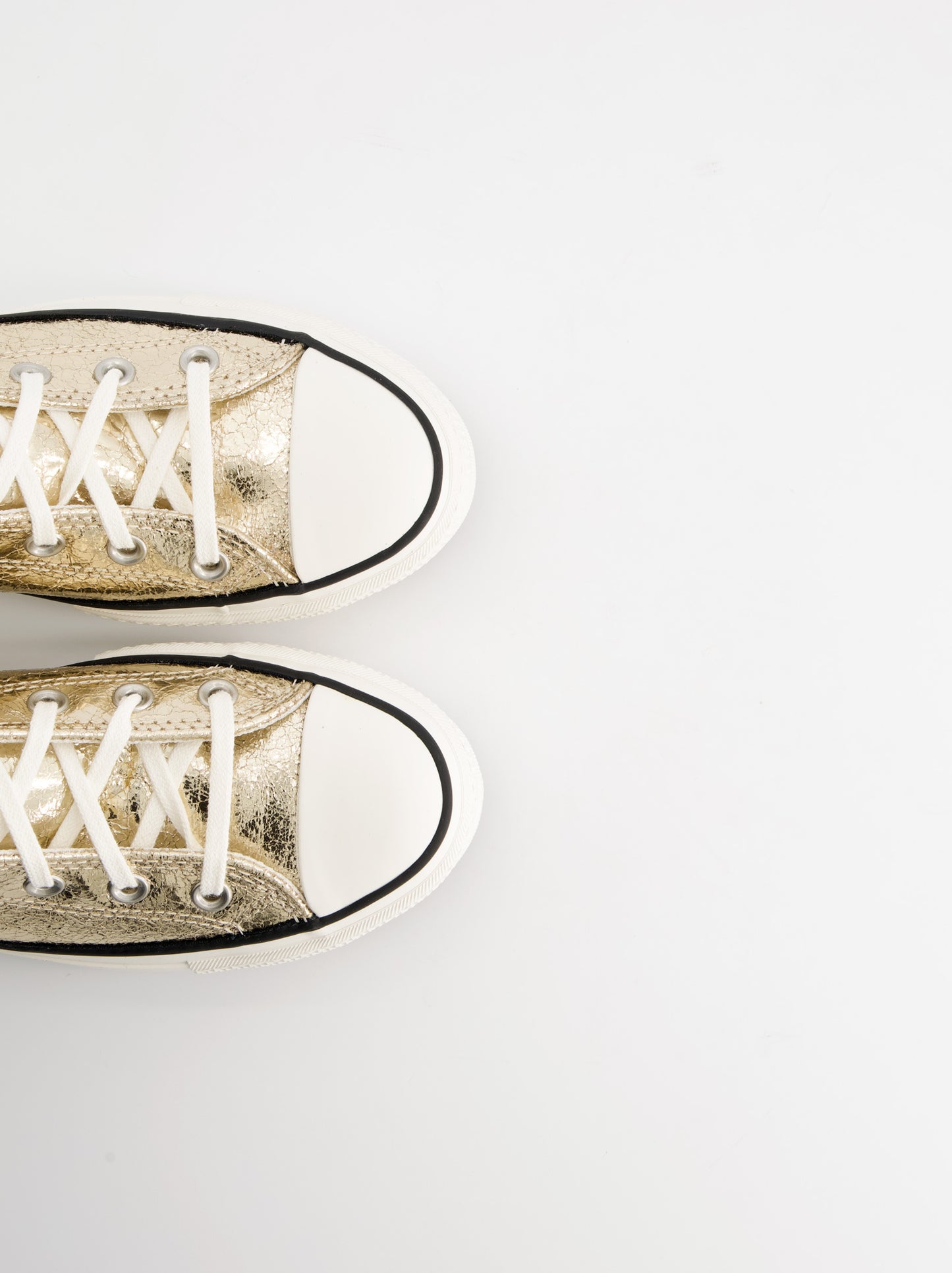 Converse Chuck Taylor All Star Lift Platform Metallic Crackle - Zapatillas efecto metálico texturizado