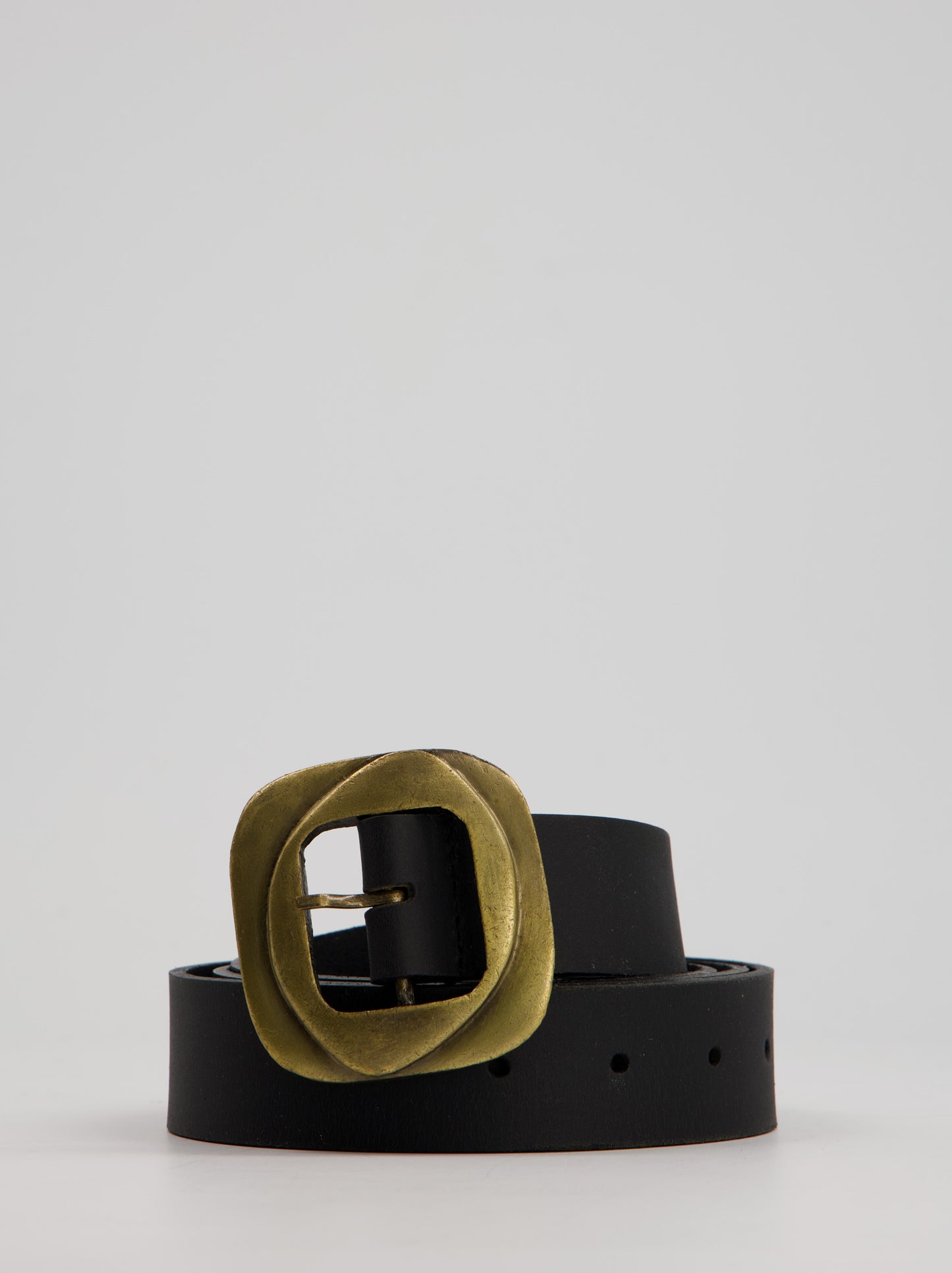 Leather belt with metal buckle - ULK Moonlight