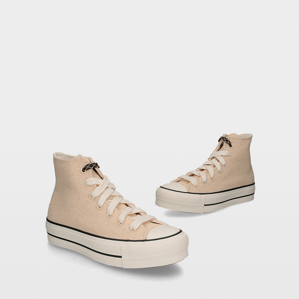 Converse Chuck Taylor All Lift Canvas &amp; Leather - Sneakers