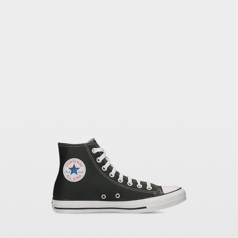 Converse Chuck Taylor All Star Leather - Zapatillas negras piel