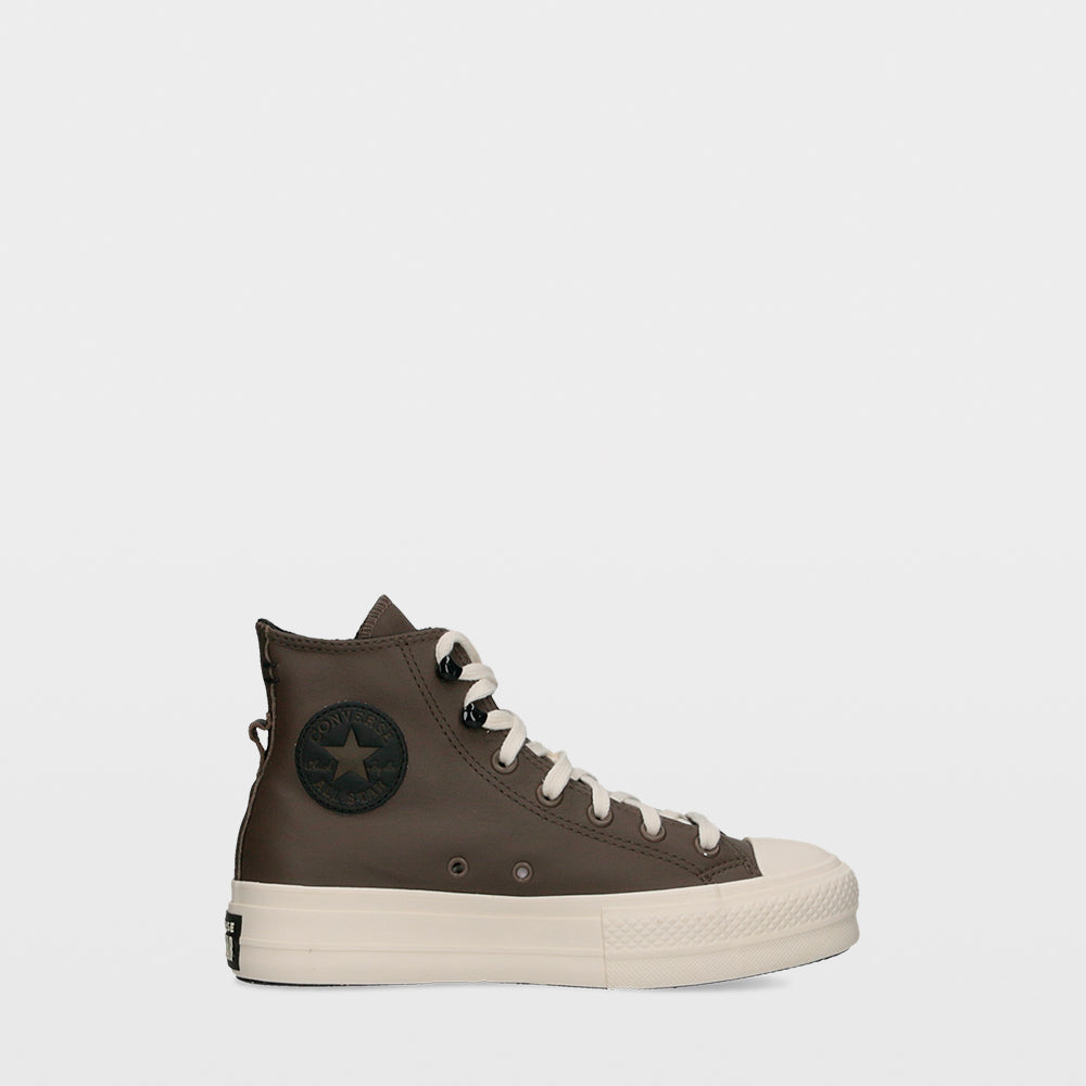 Converse Chuck Taylor All Star Lift Platform Fleece-Lined Leather - Zapatillas