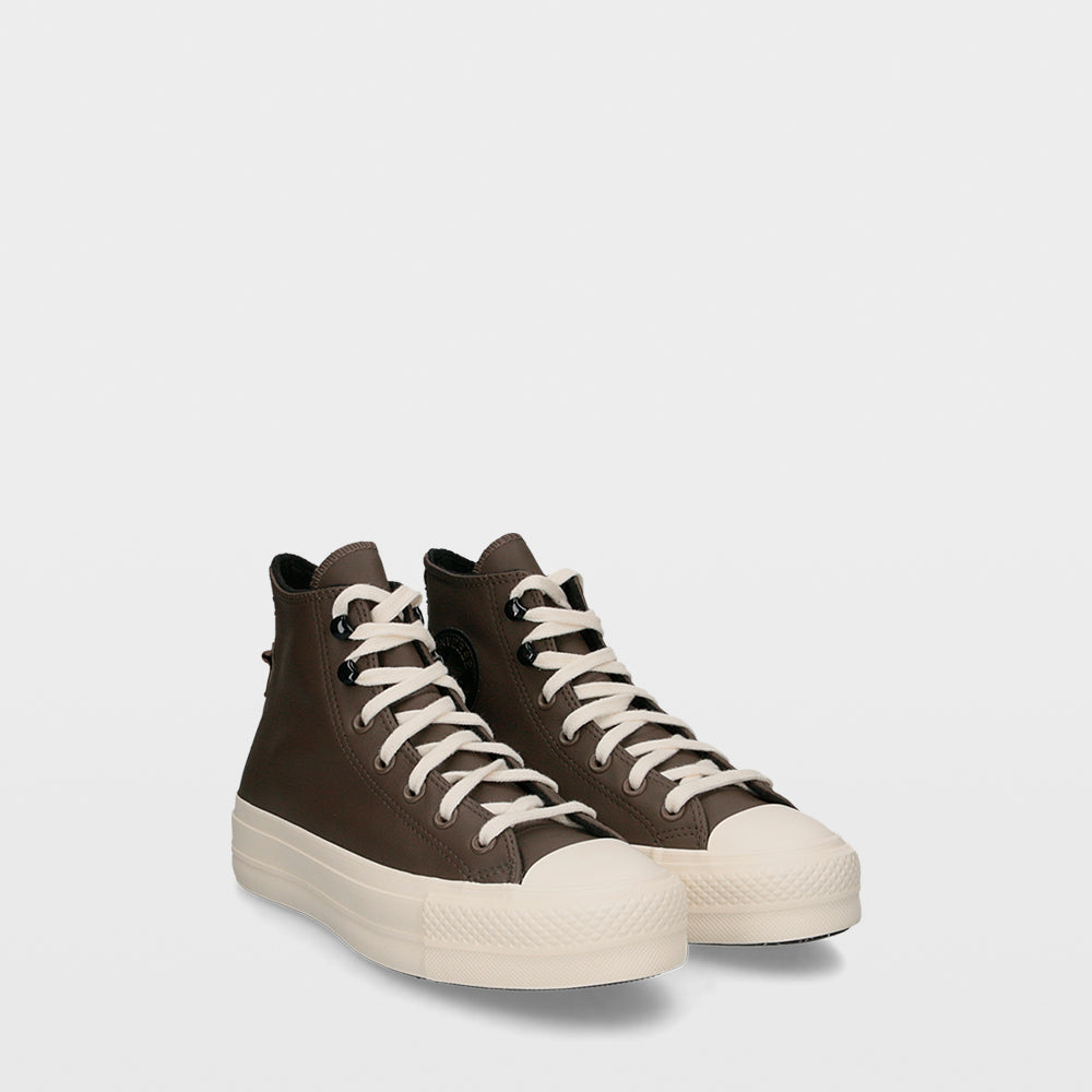 Converse Chuck Taylor All Star Lift Platform Fleece-Lined Leather - Zapatillas