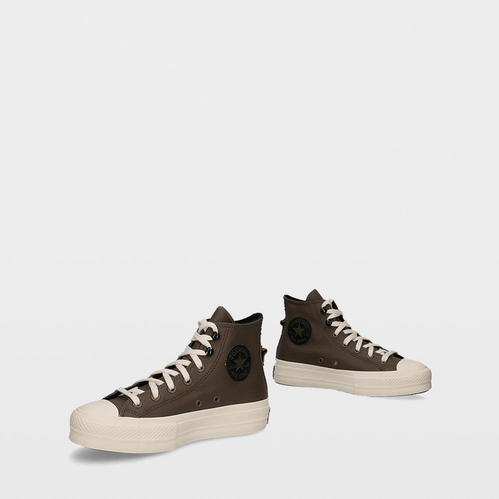 Converse Chuck Taylor All Star Lift Platform Fleece-Lined Leather - Zapatillas