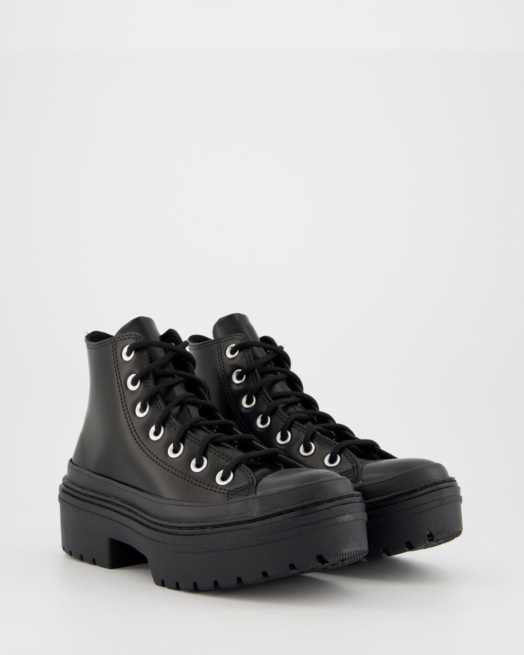 Converse Chuck Taylor All Star Lugged Heel Black Lux Cuero - Zapatillas