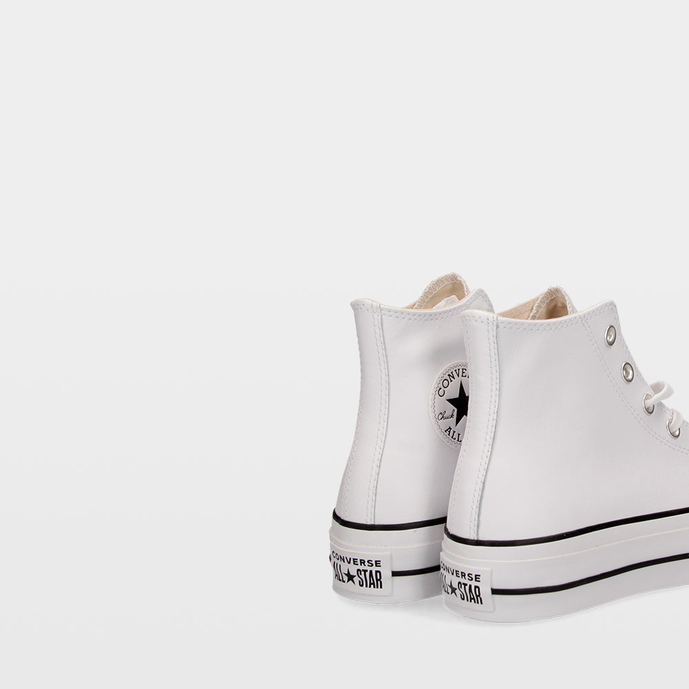 Converse Chuck Taylor All Star Platform High Top - White platform sneakers