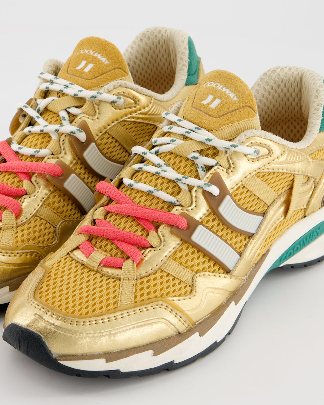 Coolway 2003 Golden Flame - Zapatillas deportivas de ante y malla