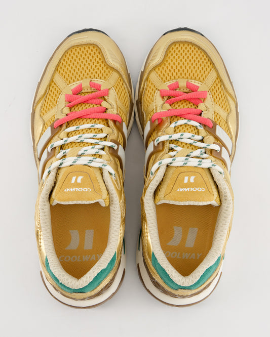 Coolway 2003 Golden Flame - Zapatillas deportivas de ante y malla