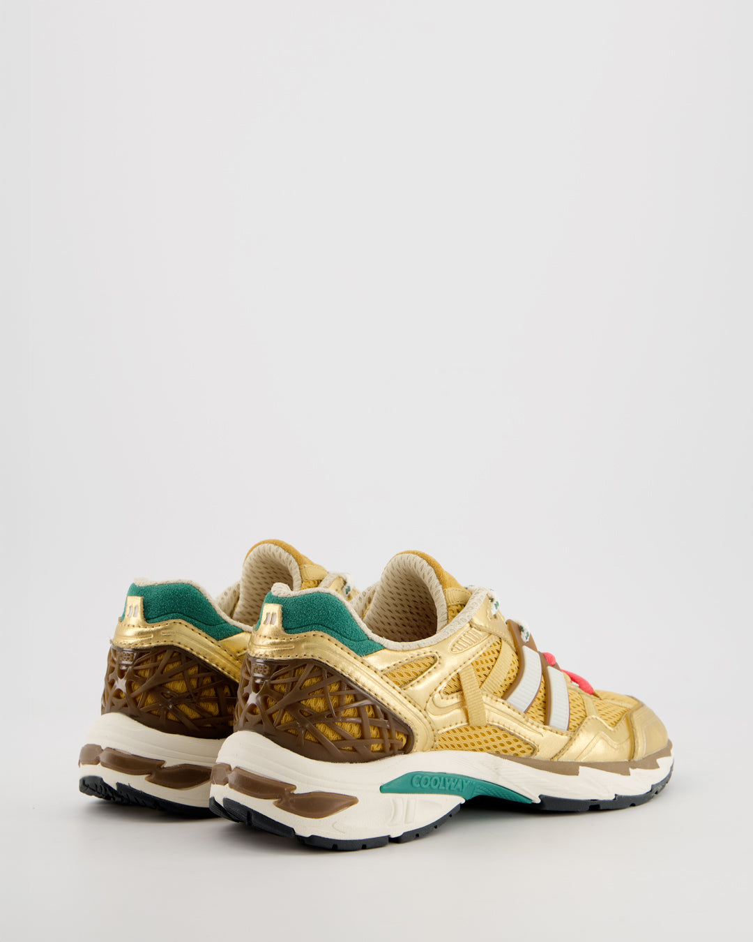 Coolway 2003 Golden Flame - Zapatillas deportivas de ante y malla