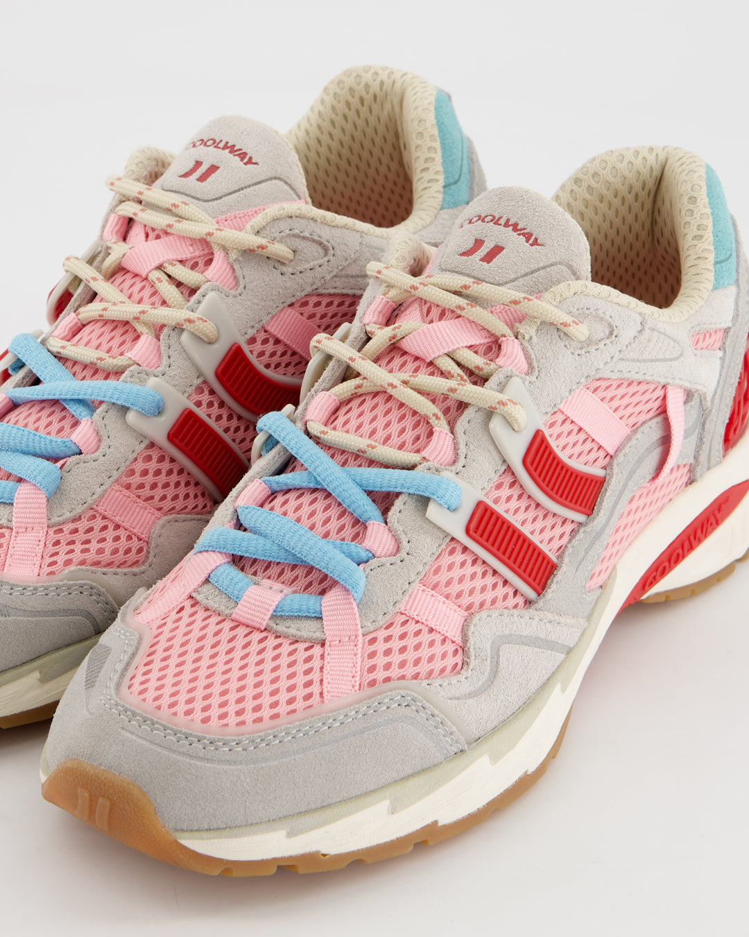 Coolway 2003 Pink Volt - Zapatillas deportivas de ante y malla