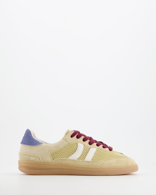 Coolway Baresi Ivy Gold - Zapatillas de ante y nylon efecto malla