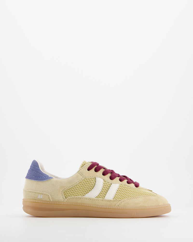 Coolway Baresi Ivy Gold - Zapatillas de ante y nylon efecto malla