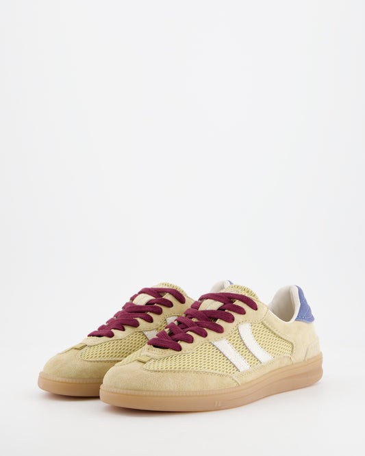 Coolway Baresi Ivy Gold - Zapatillas de ante y nylon efecto malla