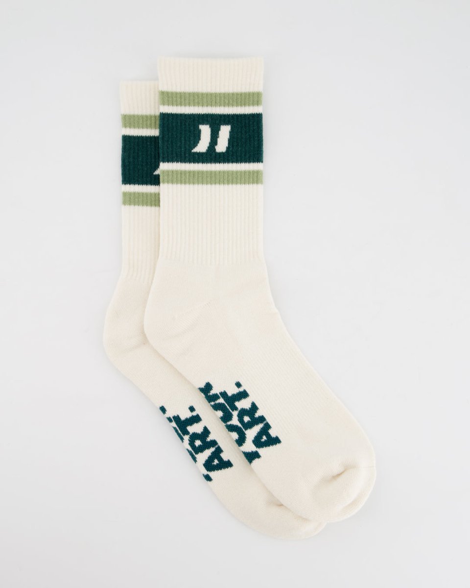 Coolway Base Green Socks - Calcetines de caña media