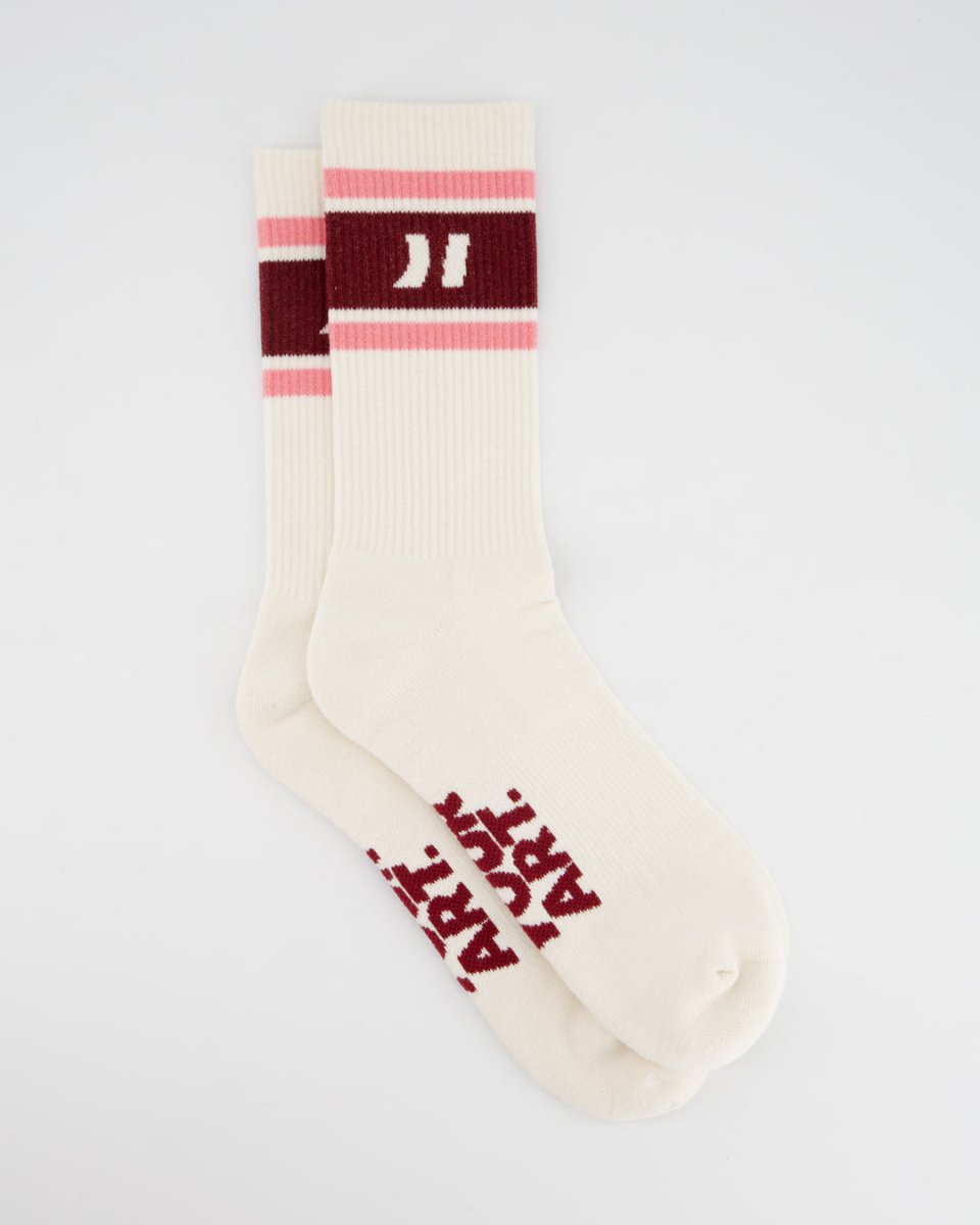 Coolway Base Red Socks - Calcetines de caña media