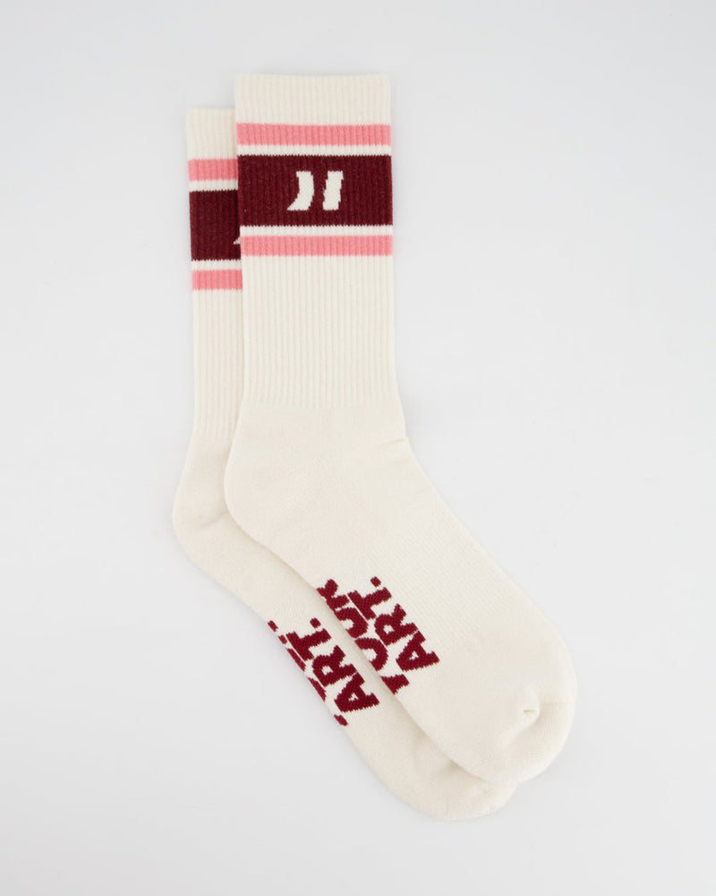 Coolway Base Red Socks - Calcetines de caña media